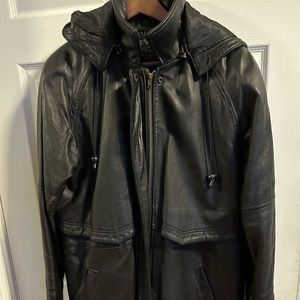 Gino extra soft leather coat Men’s size L